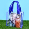 Snoopy 0415 Clear Tote Bag, Transparent Bag, Small, Fountain, Spa,