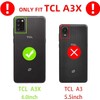 KuDiNi for Alcatel TCL A3X Case, A600Dl Case for Women