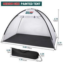NEU MASTER Paint Tent for Spray Painting, Medium Portable Paint Booth for DIY Projects, Hobby Paint Tool Painting Station, Small to Medium Furniture, 6.6x4.1x4.1ft Spray Booth