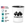 Bubble Hugs Puzzle Lover Shot Glass 1.5oz - You Complete