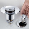 Luxury pop-up sink drain stopper Sink cap 2ea