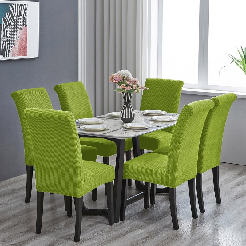 Howhic Chair Covers for Dining Room Set of 4, Stretchy