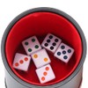 Felt Lined Professional Dice Cup - with 6 Dice Quiet