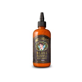 Melinda’s Black Truffle Hot Sauce - Gourmet Truffle Hot Sauce Made with Fresh Ingredients, Italian Black Truffles, Cayenne Peppers, Garlic & Columbian Honey - Keto, No Sugar, No Carbs -16 oz, 1 Pack