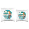 Groundhog Day Reflection Forecast Prediction Adorable Ground Throw Pillow