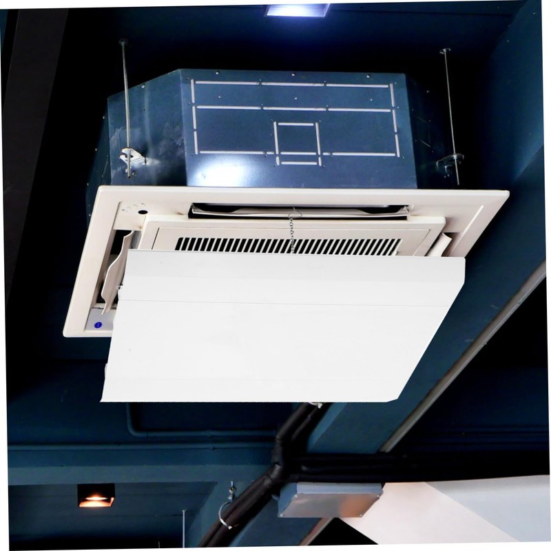 NOLITOY 1Pc Punch Air Conditioning Deflector Wind Guide Baffle for