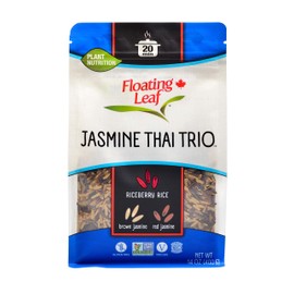 Floating Leaf Jasmine Thai Trio - 14 ounces, 1 count - Gluten Free - Non GMO - All Natural - Vegan - Plant Based