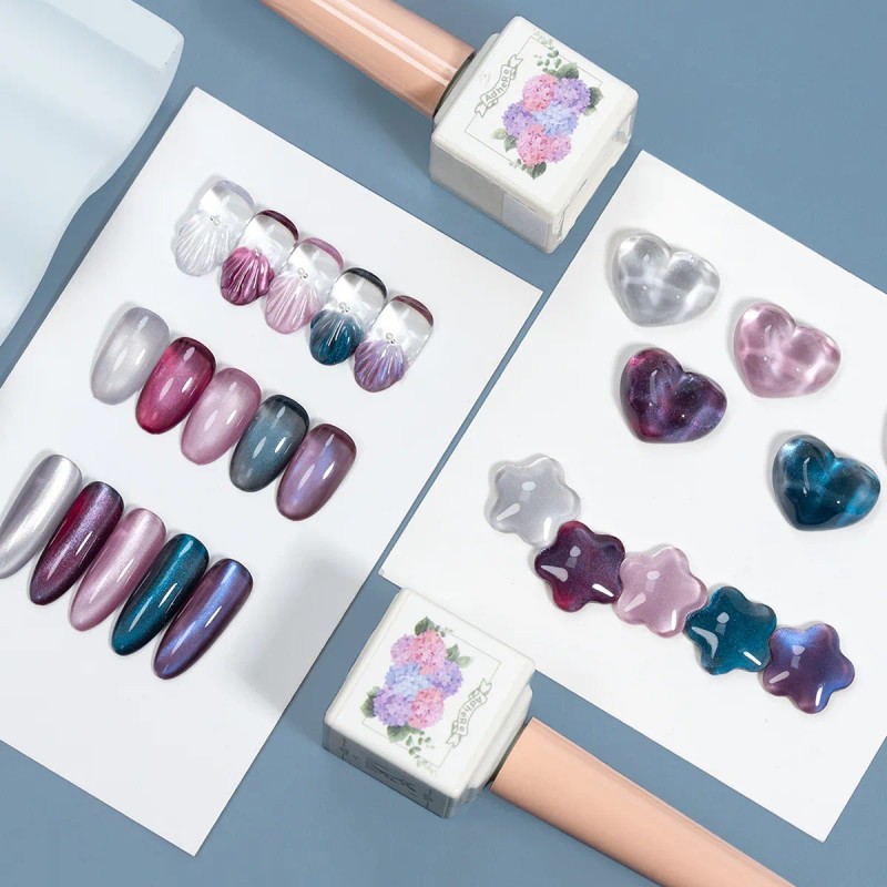 Esmaltes Uñas Gel Efecto Ojo Gato 12 Ml+ Iman, 5