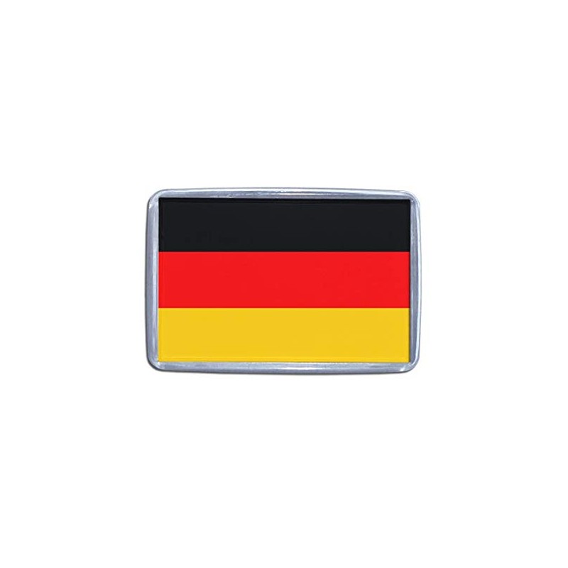 Germany Flag - Small Plastic Fridge Magnet