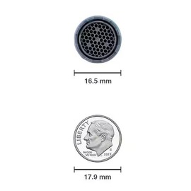 Neoperl Tom Thumb Cache California M16.5 x 1 PCA Faucet Aerator Economy Flow 1.2 GPM Cache Water-Saving Aerator with Key Stream Aerator WaterSense (Pink Aerated Single)