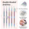 Nail Art Dotting Tool, 4PCS Stainless Steel Dotting Pens with
