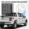 Passenger Heated Mirror Glass Replacement for Ford F150 2015 2016