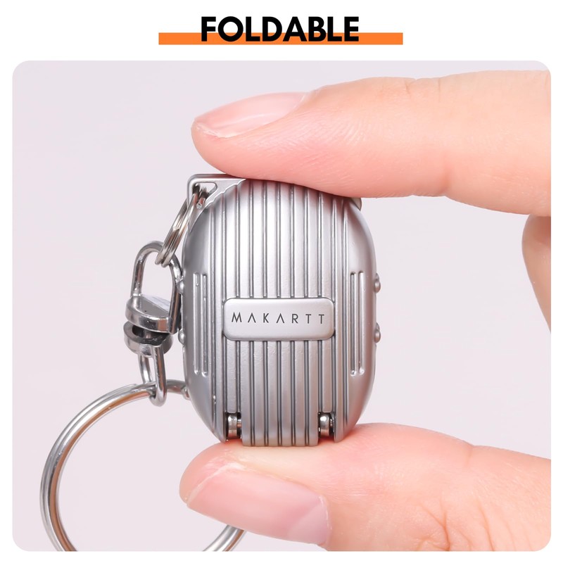 Makartt Foldable Nail Clipper, Stainless Steel Mini Nail Cutter with