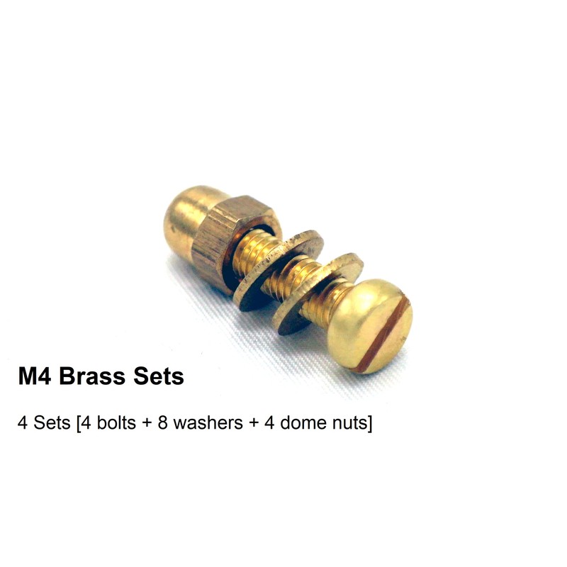 M4 Brass Sets Bolts of Form A Washers and Dome