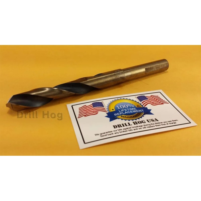 Drill Hog 9/16" Drill Bit 9/16" Silver & Deming Bit