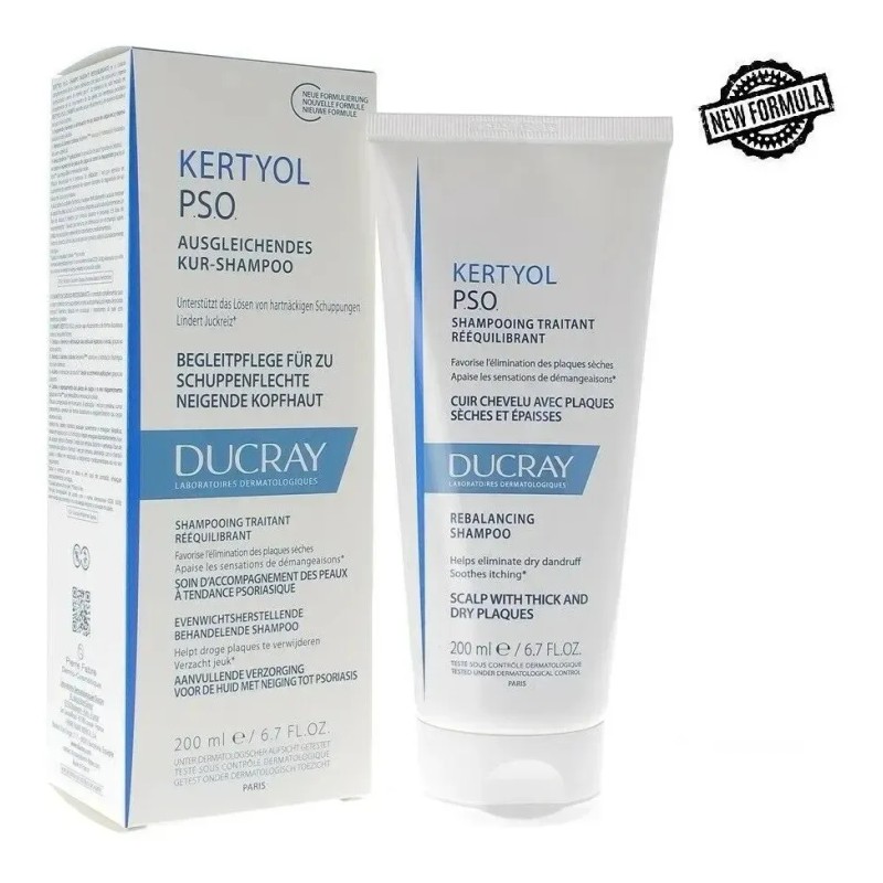 Shampoo Queratoreductor Ducray Kertyol P.S.O. 200 ml para Psoriasis y