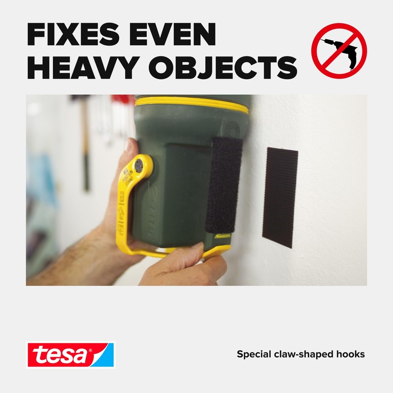 tesa 55228 On/Off Hook and Loop Extra Strong Strips -