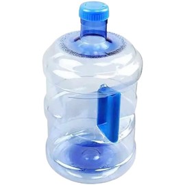Gadpiparty Water Bottle with Handle 5 Liters Water Storage Containers Portable PC Camping Water Container Plastic Jug Water Barrel for Home Outdoor Camping Hiking