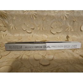 Wunder 2-Wunderbrow-Dual Precision-Brow Liner-BLONDE-NATURAL & BOLD BROWS-NIB!