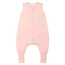 ZIGJOY Rayon Made from Bamboo Sleep Sack with Legs 1.0 Tog Toddler Sleep Sack with Feet 2T-3T Baby Sleeping Bag Walker Pink