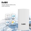 KuWFi 2-Pack 300Mbps Wireless Bridge, Outdoor CPE WiFi Kit Point