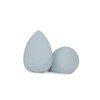 Baluue 2pcs Heart Shape Makeup Eggs Dry/wet Beauty Sponges Soft