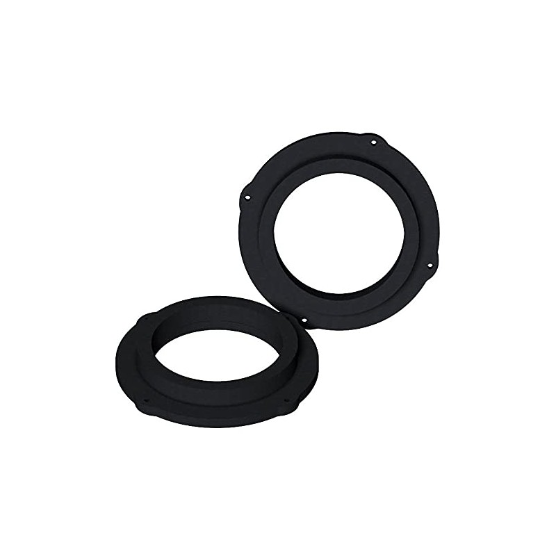 [1 Pair] 165 mm MDF Speaker Rings Compatible with Seat