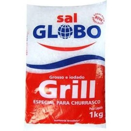 Globo Sal Grosso Especial pra Churrasco 1kg | Barbecue Salt 35.2oz (Pack of 01)