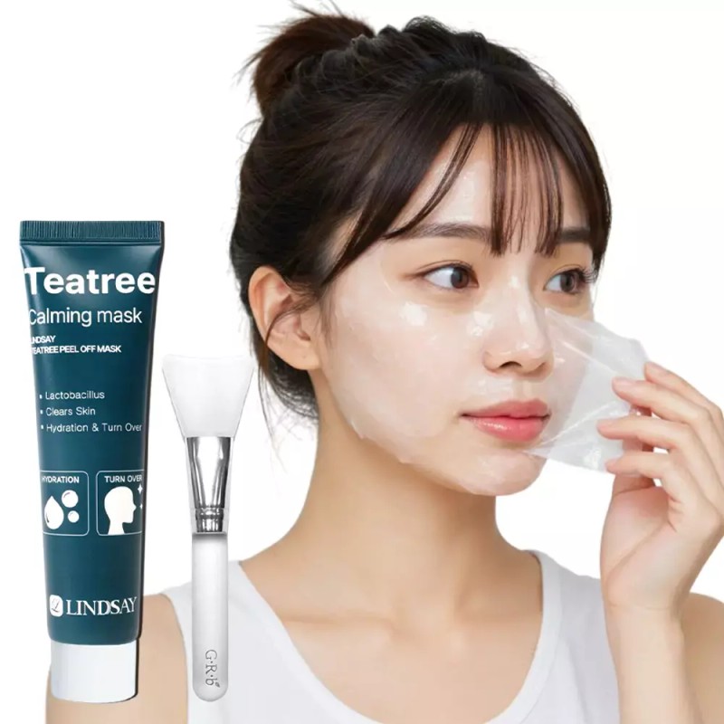 Laneige 린제이 티트리 카밍 랩핑 마스크 떼어내는 콜라겐 필오프팩 70ml+팩브러쉬