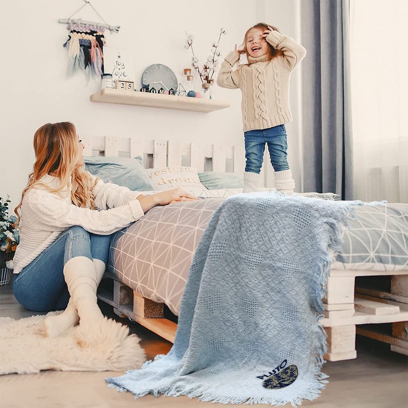 Fastasticdeals Nursery Bedding Baby Blankets for Boys & Girls Pluto