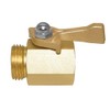 Joywayus Brass 3/4"GHT Female x Male Thread Garden Hose Ball