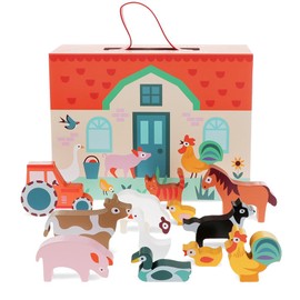 Rex London Wooden Farm Playset