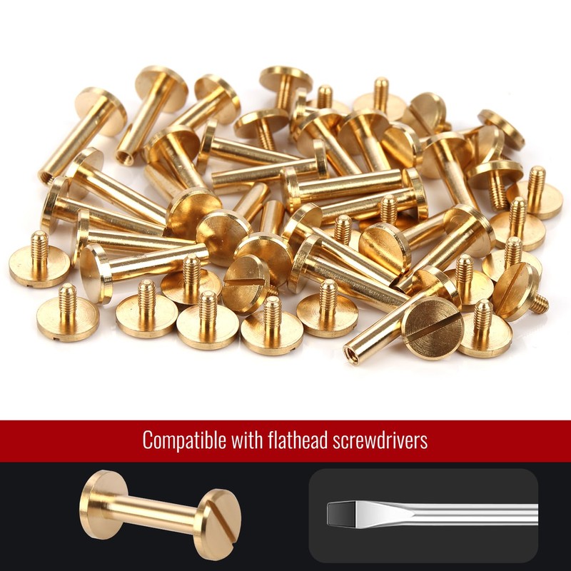 Chicago Binding Screws - 5 mm x 12 mm Binding