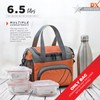 FATMUG Men's/Women's Insulated Stylish Polyester Lunch/Tiffin Bags with Zip -