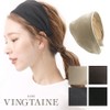 Vingtaine HK-282-BK- Hair Headband, Basic, Wide, Hair Accessories, Simple, Wide