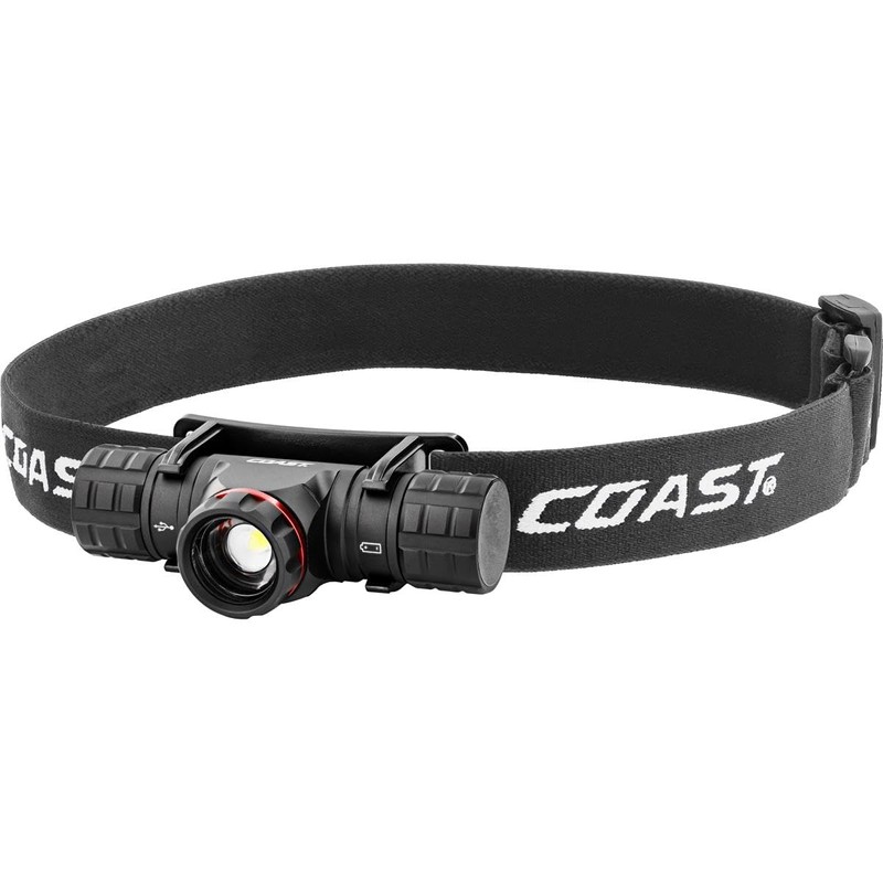 Coast XPH25R 410 Lumen USB RECHARGEABLE-DUAL POWER LED Headlamp with