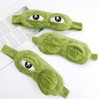 Sad frog eye patch, blindfold, sleep mask, character eye mask frog eye patch 3ea
