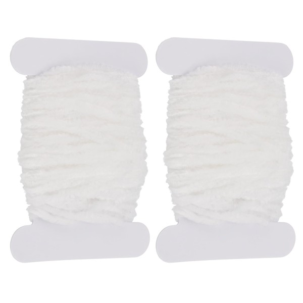 PATIKIL Chenille Fly Tying Total 10 M, 2 Pack Rayon