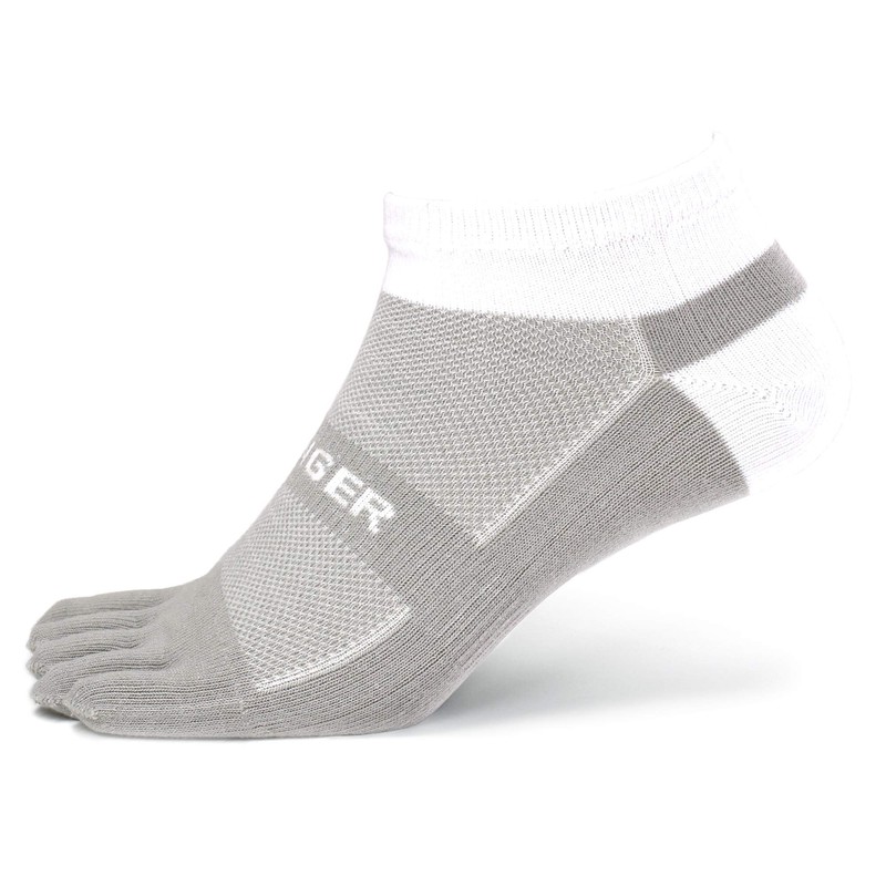 [Finger] クールマックス 5本指ソックス ランニング スポーツ マラソン メンズ レディース COOLMAX くるぶし丈