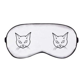 'Cat Face' Sleep/Travel Eye Mask (EY00006865)