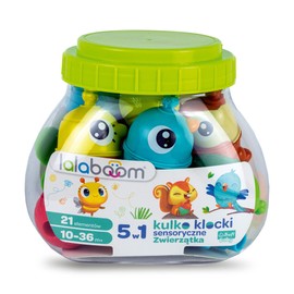 Lalaboom 61676 Sensory Ball Building Blocks, Multi-Colour, XL
