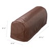 Fox Valley Traders Faux Leather Arm Rest Covers, Set of