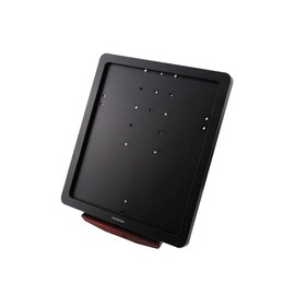 HIGHSIDER CNC Motorrad Kennzeichen Halteplatte mit Reflektor, 180 x 200 mm, Alu