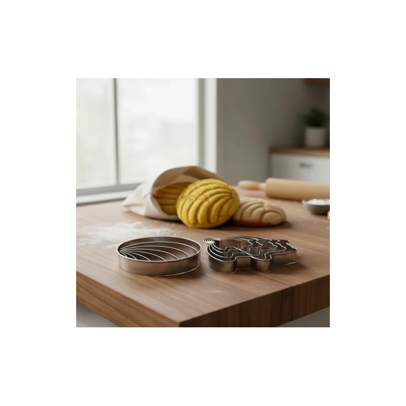 juego de 28 moldes para pan y galletas formas de