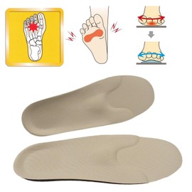 Foot Care Goods.COM Healthy Insole for Metatarsal Head Pain, Decompression Area, Reduces Discomfort at the Base of the Finger, 3 Arch Pads Protect the Basic Skeleton of the Foot, "Heel Pad" Absorbs