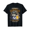 Schnauzer Sitting Near Old Man Gift For You T-Shirt
