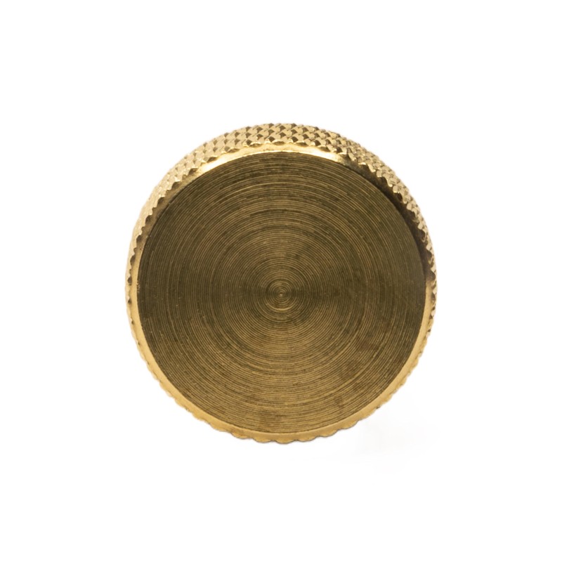 1/4-20 Thumb Screws Brass Knurled 3/4" Thread Length 5 Pack