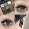 Green Cat Eye Eyeshadow Palette,Green Eyeshadow Palette,Full Matte E-yeshadow P-alette,G-reen