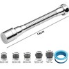 Flexible Tap Extension 14 cm, Tap Attachment with 2 Modes,