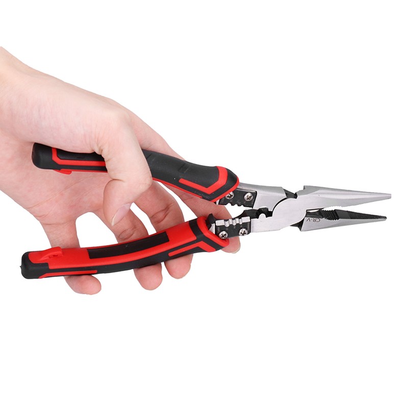 NeedleNose Side Cutting Pliers Chrome Vanadium Steel Body Nose Wire